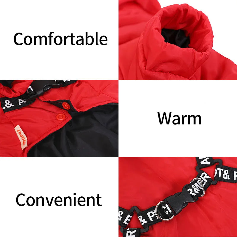 Winter Warm Pet Dog Jacket - Puppy Outfit