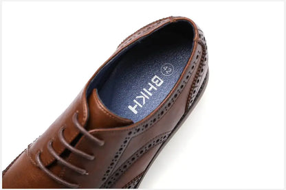 Men's Genuine Leather Lace-up Footwear