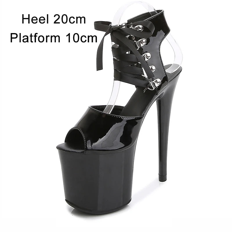 Ankle Strap Pole Dance Sandals