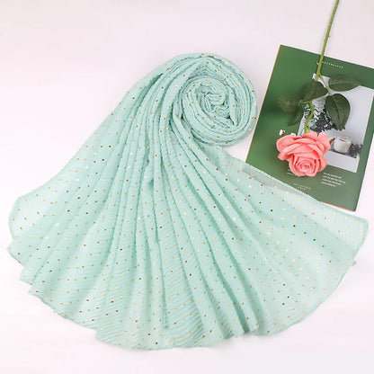 Women's Shimmer Muslim Glitter Ombre Hijab Scarf