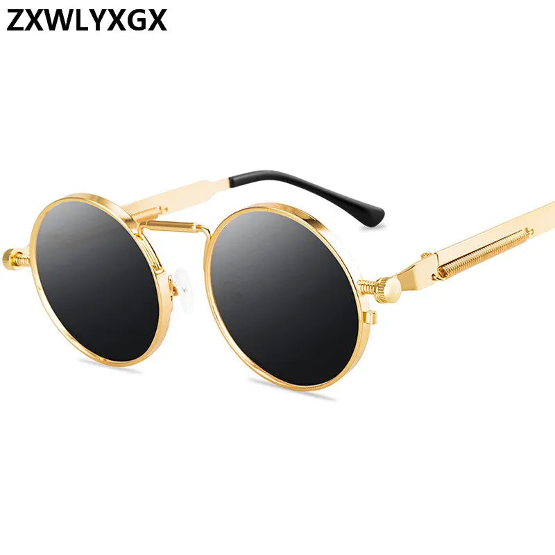 Round Metal Frame Sunglasses