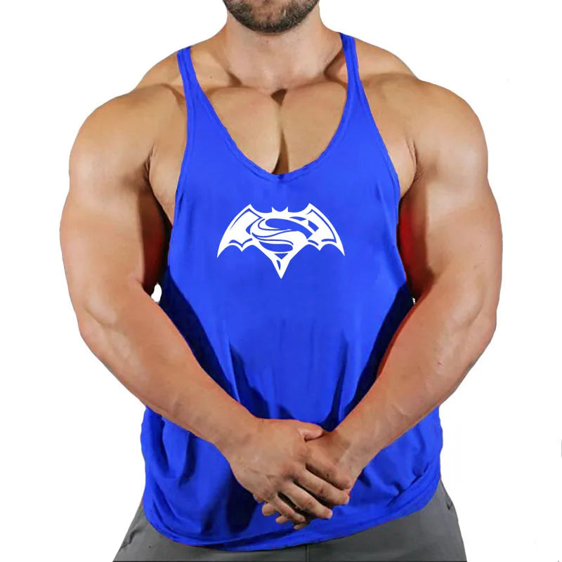 Ärmelloses Gym Stringer-Tanktop für Herren