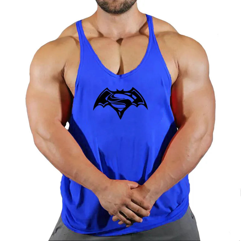 Men's Sleeveless Gym Stringer Tank Top