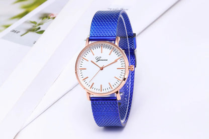 Women's Silicone Band Dial Quartz Wrist Watches