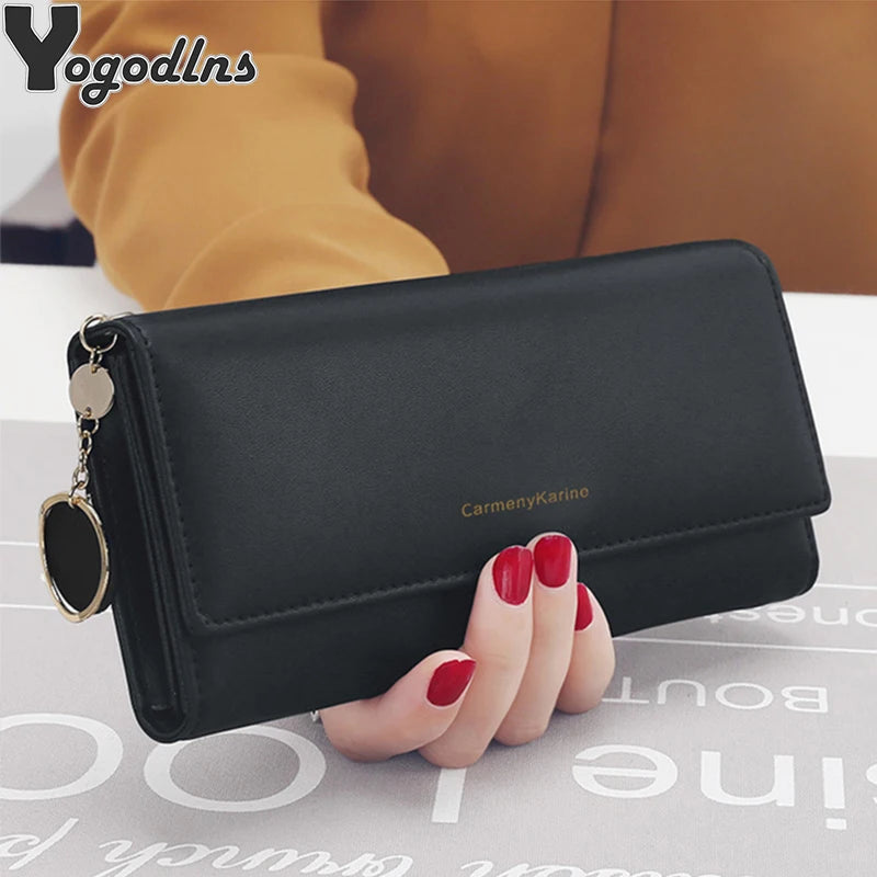 Pochette porte-cartes grande capacité pour femme