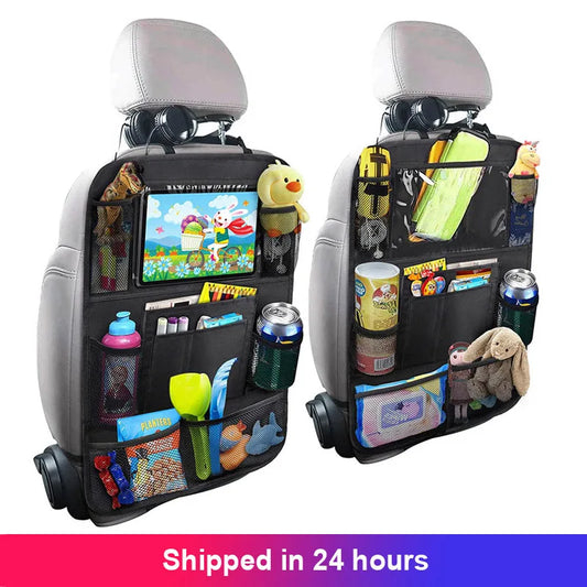 Car Back Seat Organizer Touch Screen Tablet Holder