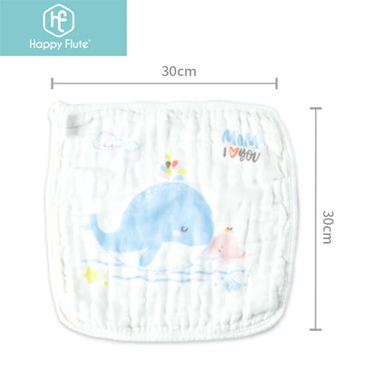 100% Cotton Muslin Baby Wipes 5-Piece Set