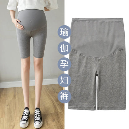 Demi-legging de maternité en coton fin d'été