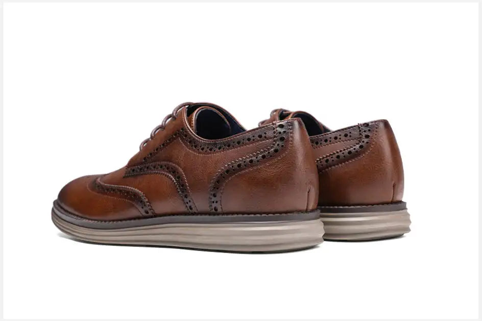 Men's Genuine Leather Lace-up Footwear