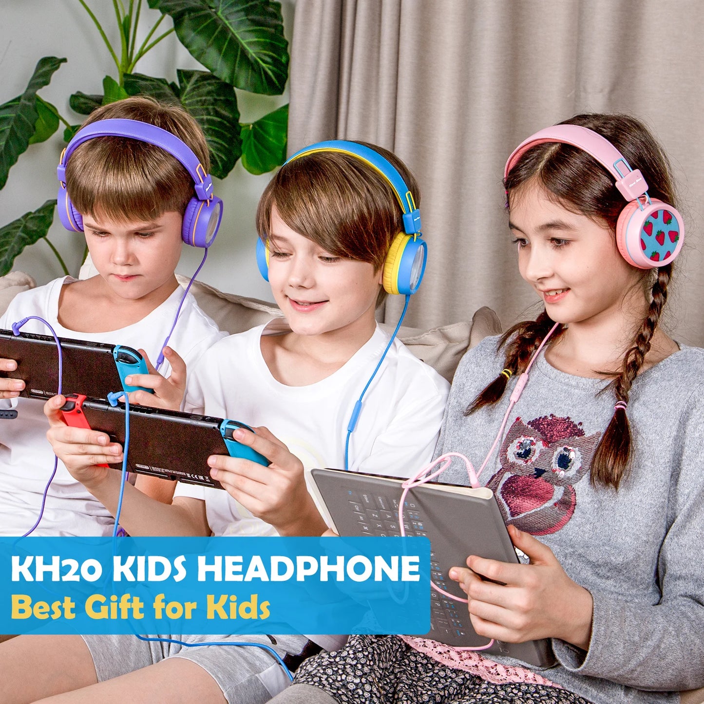 Kid's Unicorn Bluetooth Wired Headphones