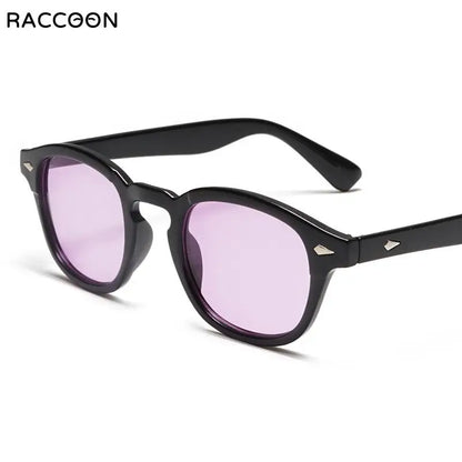 Unisex Rivet Round Sunglasses