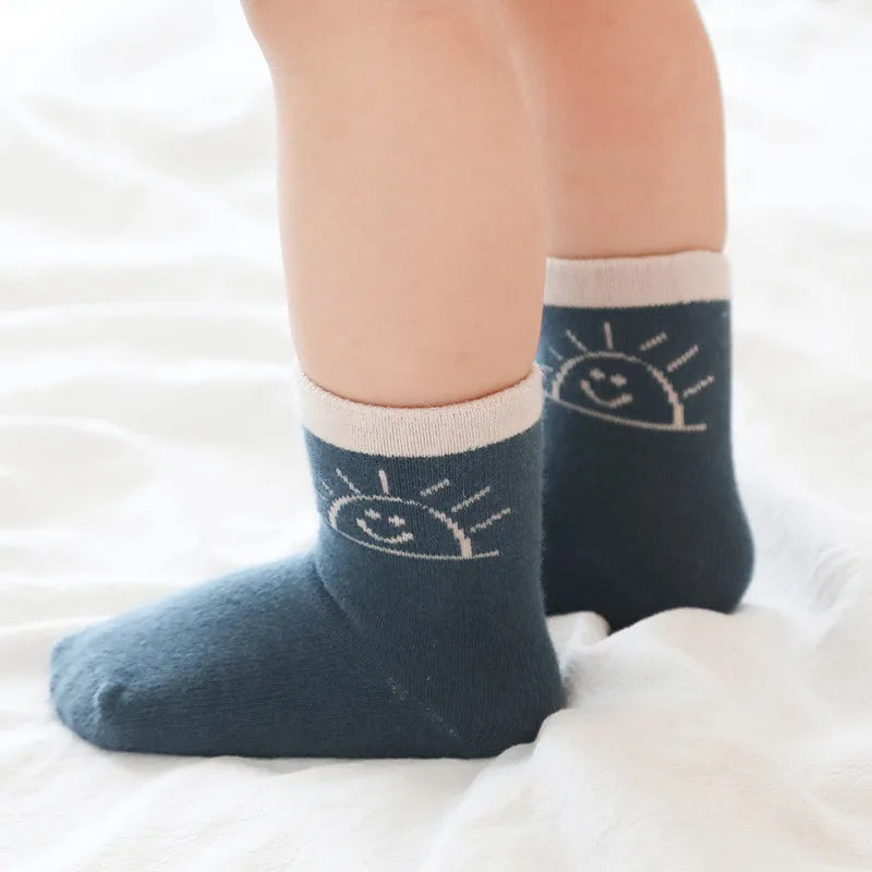 5 Paar Wintersocken aus Baumwolle für Babys