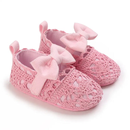 Non-slip Pink Newborn Baby Shoes