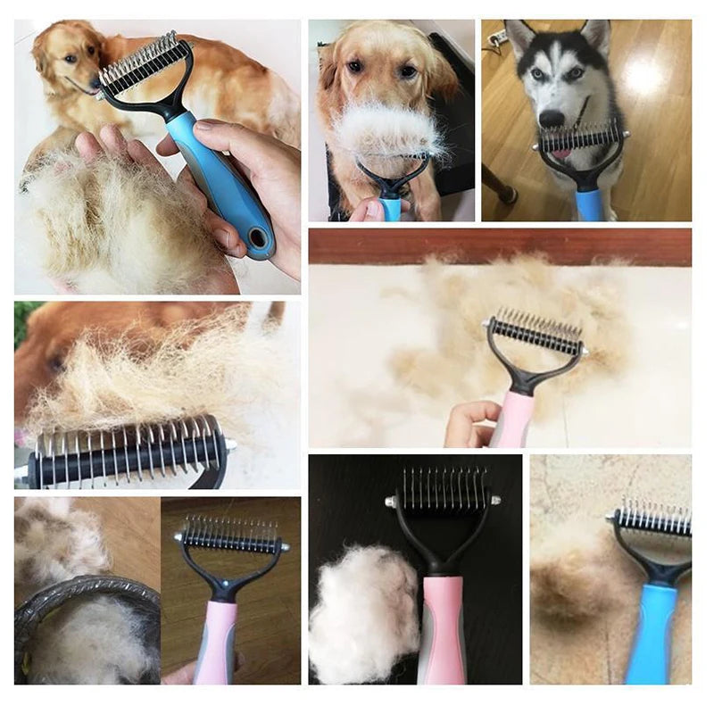 double sided brush for dogs