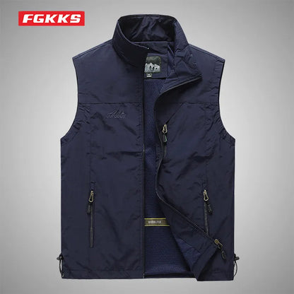 Nouveau Gilet de loisirs pour hommes-veste gilet décontractée