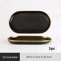Oval plate 1pcs