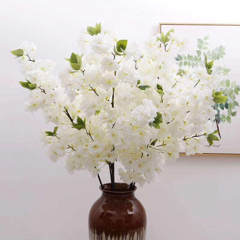 Cerisier artificiel en soie, accessoire de mariage, décoration d'intérieur 