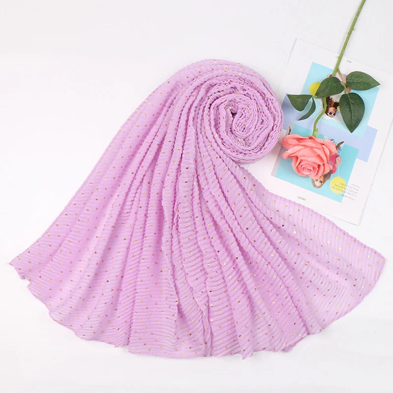 Women's Shimmer Muslim Glitter Ombre Hijab Scarf