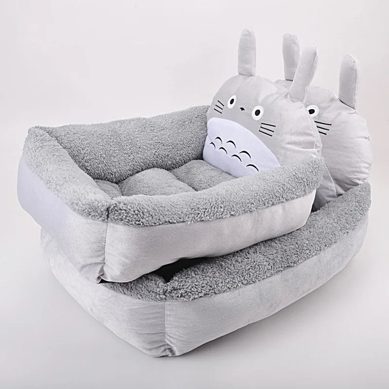 Lit confortable pour animaux de compagnie de dessin animé pour petits animaux