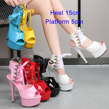 Ankle Strap Pole Dance Sandals