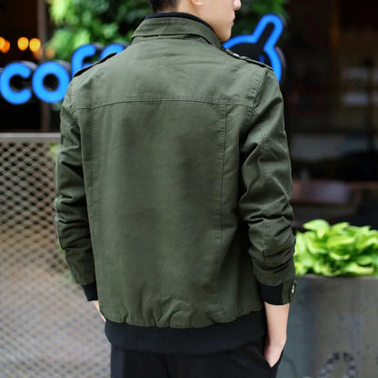 Men's Military Jacket - Men's  Bomber Jacket