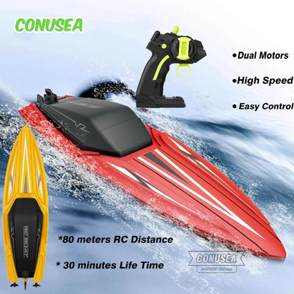 High-Speed Waterproof Dual Motor RC Boat