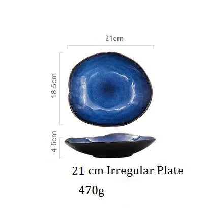 Household Irregular Tableware - Ceramic Dinner Plate