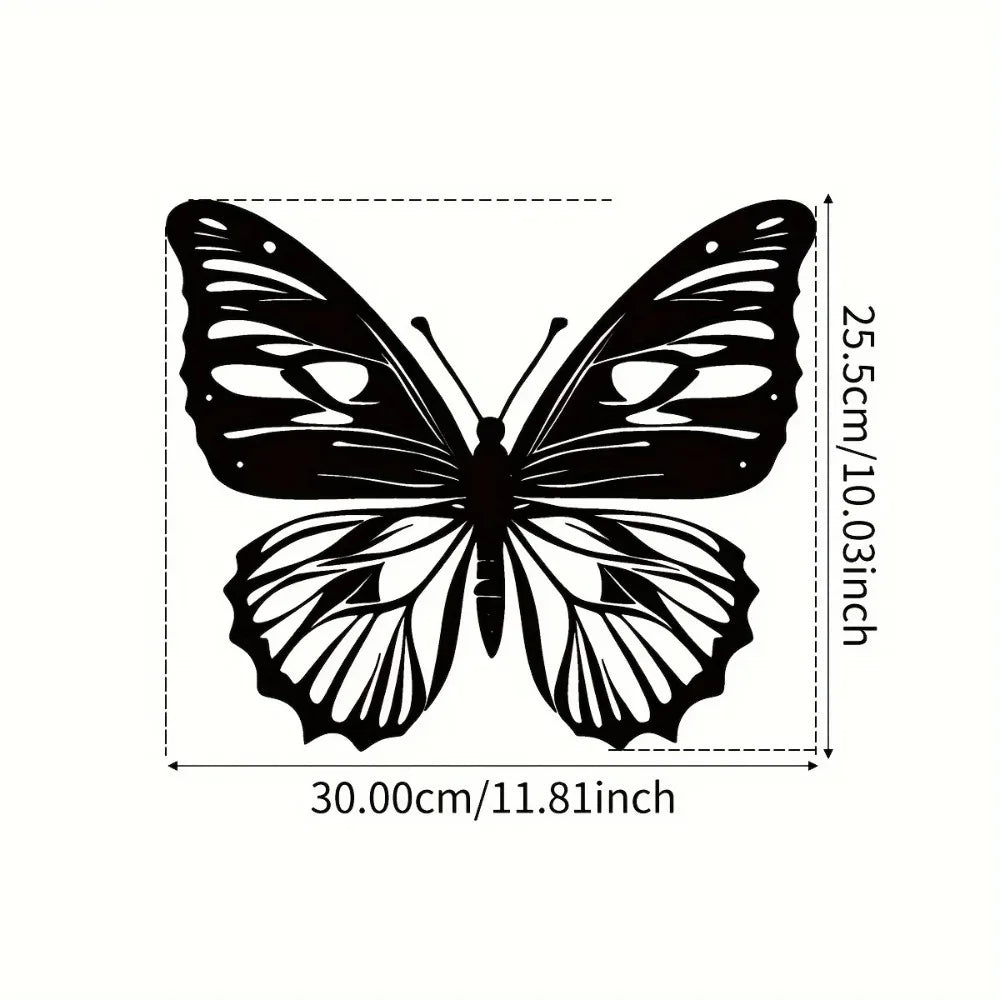 Hummingbird Butterfly Metal Shelf Wall Decor