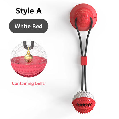 Interactive Pet Chew Bite Silicon Suction Cup Toys