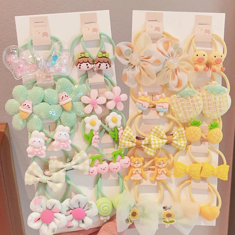 Ensemble de pinces à cheveux en peluche pour enfants