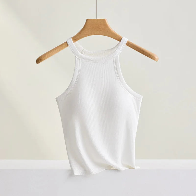 Knitted Off Shoulder O-Neck Elastic Solid Tops