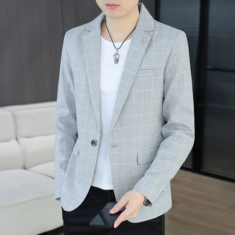 Long Sleeve Wedding Formal Wear - Mens Skinny Fit Blazer