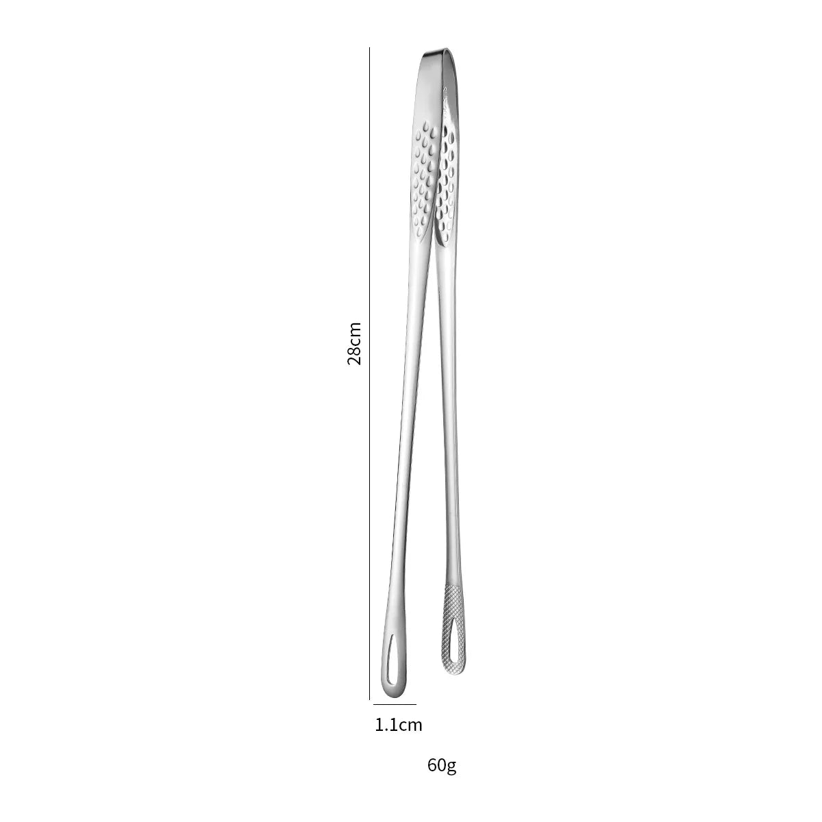 Long Handle Non-Slip Stainless Steel BBQ Tongs