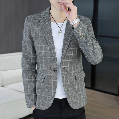 Veste de cérémonie à manches longues pour homme - Coupe ajustée 