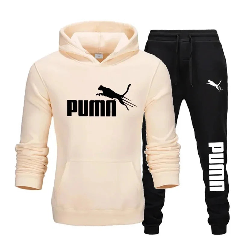 Men's 2-Piece jogging Hoodie Tech Fleece Tracksuit