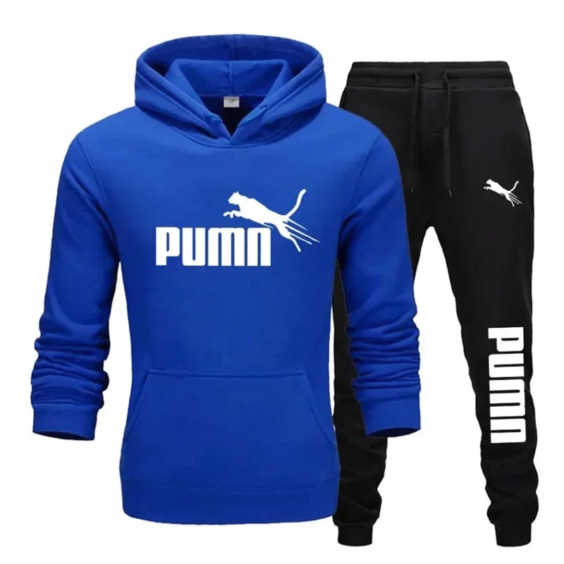 Men's 2-Piece jogging Hoodie Tech Fleece Tracksuit