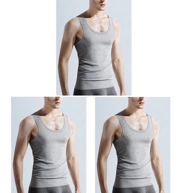 Men's 3-Pack Breathable Running Tank Tops