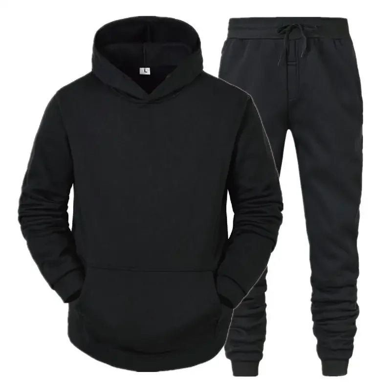 Men's Breathable Running Hoodie Jogging Suit