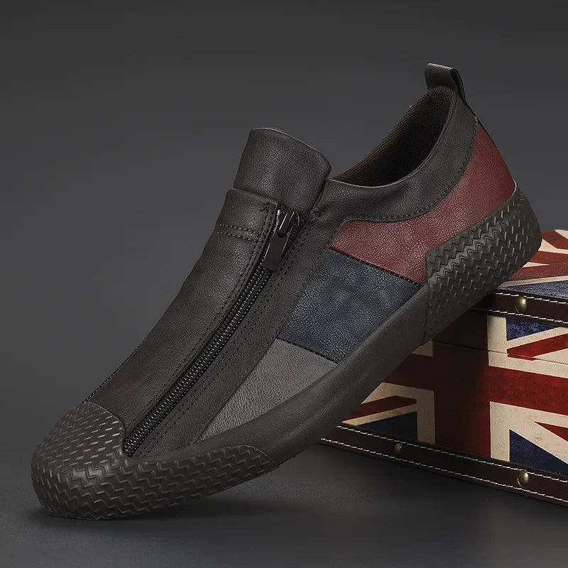 Men's Leather Casual Gradient Handmade Loafers