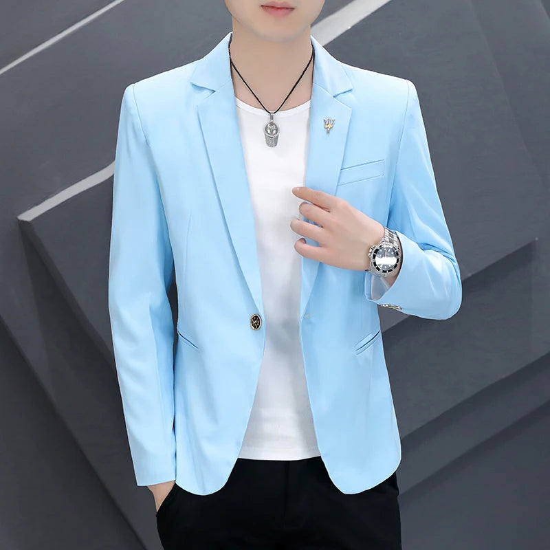 Men Loose Drape Formal Coat/Blazer