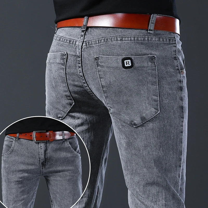 Men Middle Waist Jeans