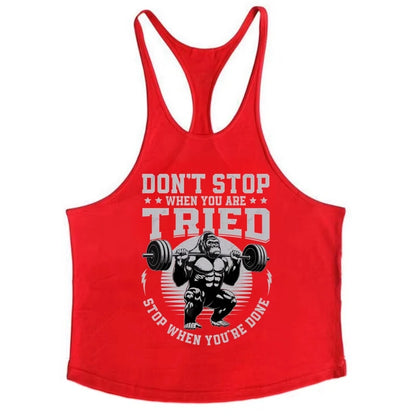 Schnelltrocknendes Tanktop für Herren mit dünnen Trägern 