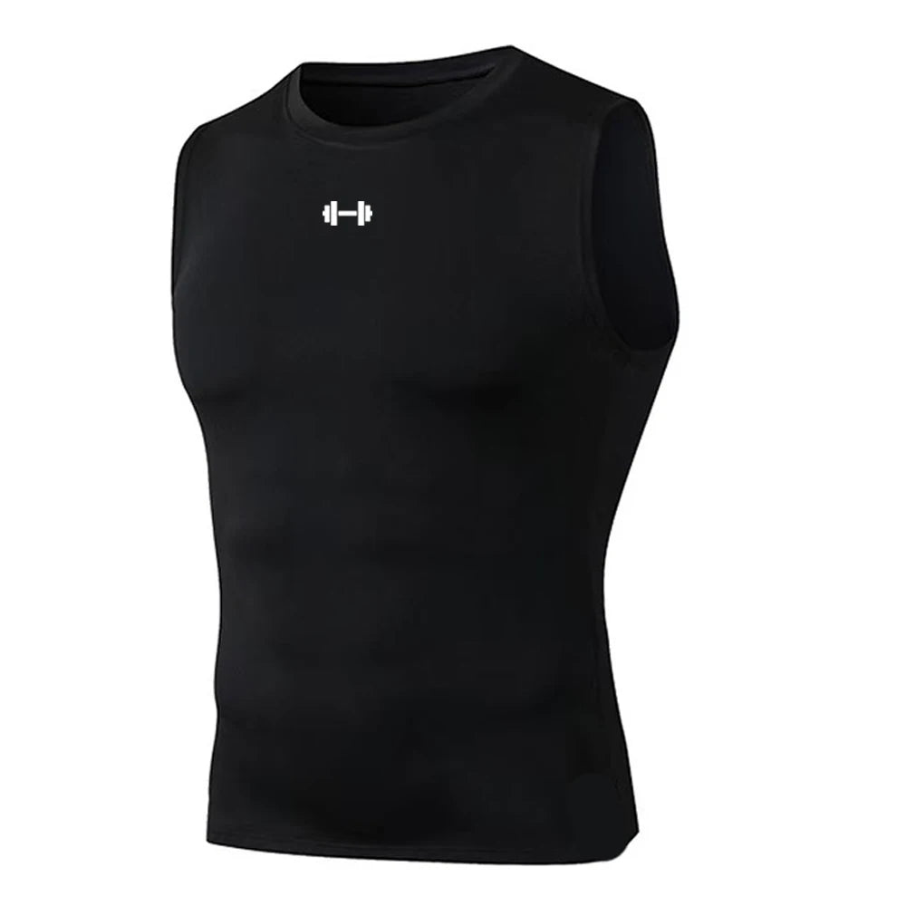 Men's Quick-Drying Sleeveless Ice Silk Fitness Tank Tops