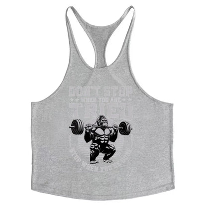 Schnelltrocknendes Tanktop für Herren mit dünnen Trägern 