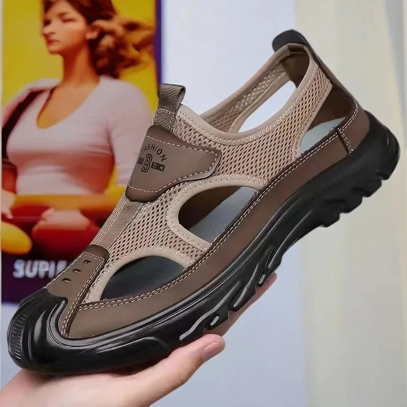 Men's Soft Bottom Hollow Out Summer Sandals