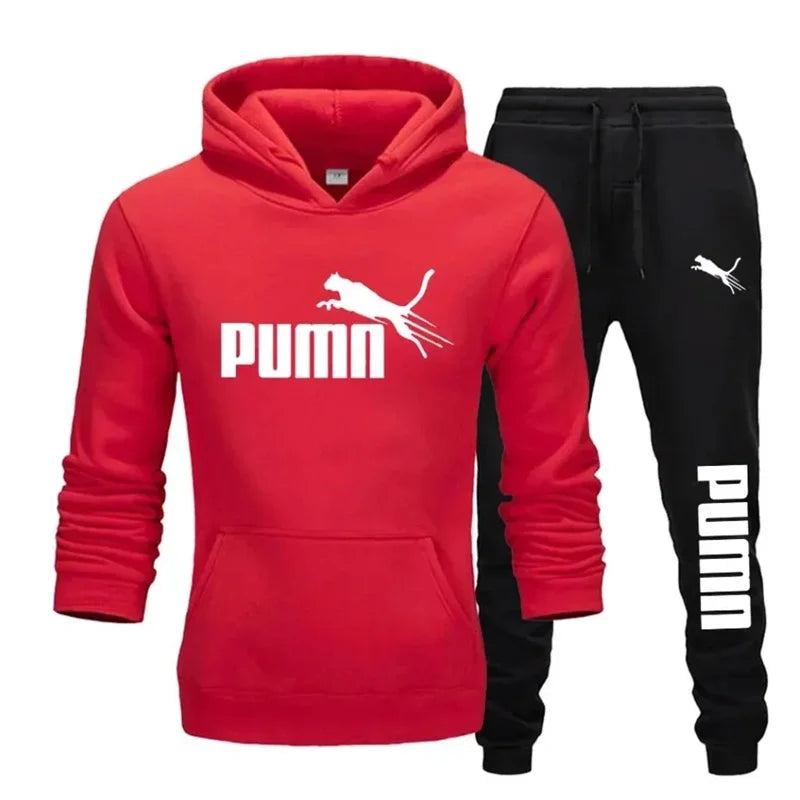 Men's 2-Piece jogging Hoodie Tech Fleece Tracksuit