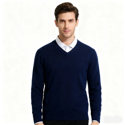Men's Autumn/Winter V-Neck Cashmere Sweater