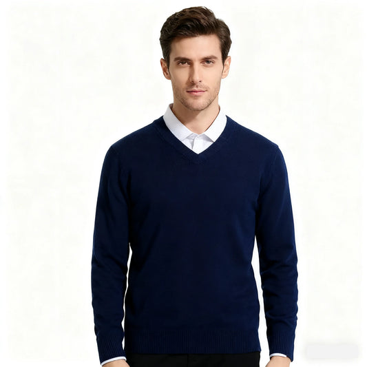 Men's Autumn/Winter V-Neck Cashmere Sweater