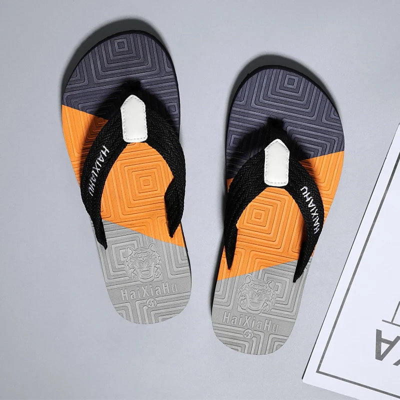 Men's Breathable Beach Flip Flops