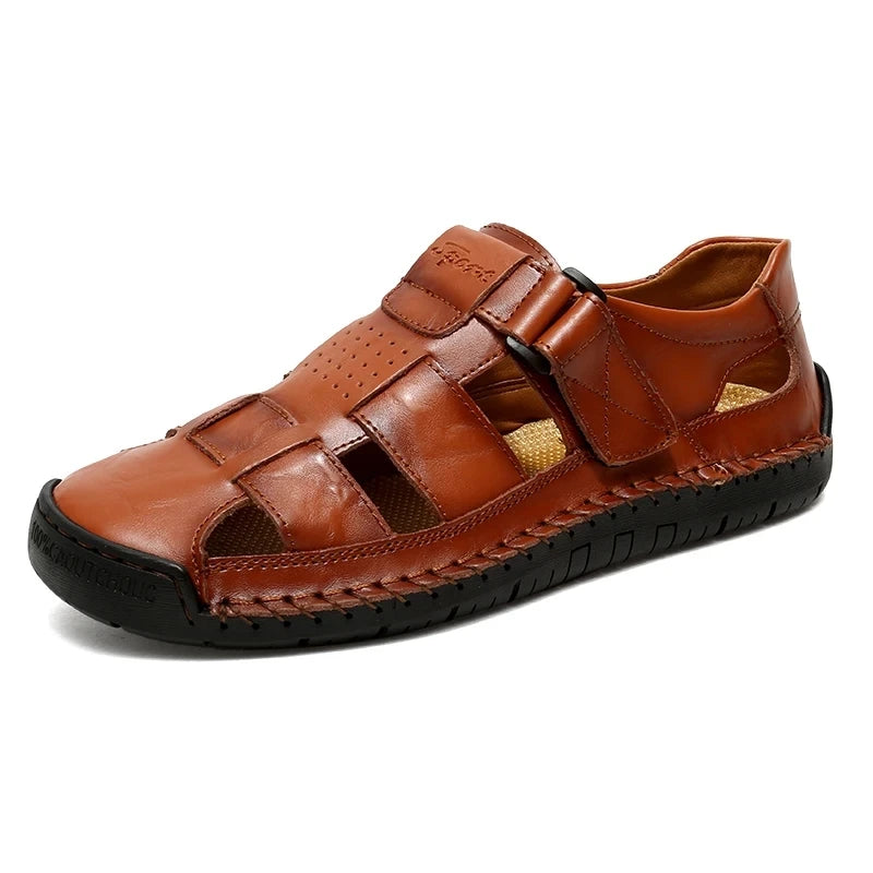Men's Breathable Leather Sandals